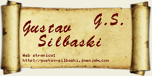 Gustav Silbaški vizit kartica